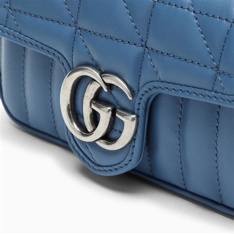 gucci mini marmont blue|Gucci Marmont small price.